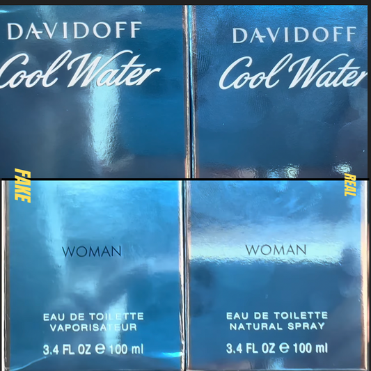 How to Identify Fake Davidoff Cool Water Woman Perfume