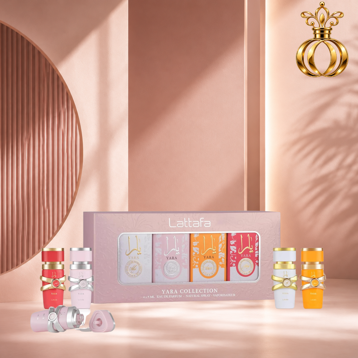 Lattafa My Yara Collection 4-Piece Eau de Parfum Gift Set for Women ā Yara, Yara Moi, Yara Tous & Yara Candy, 4 Ć 25ml