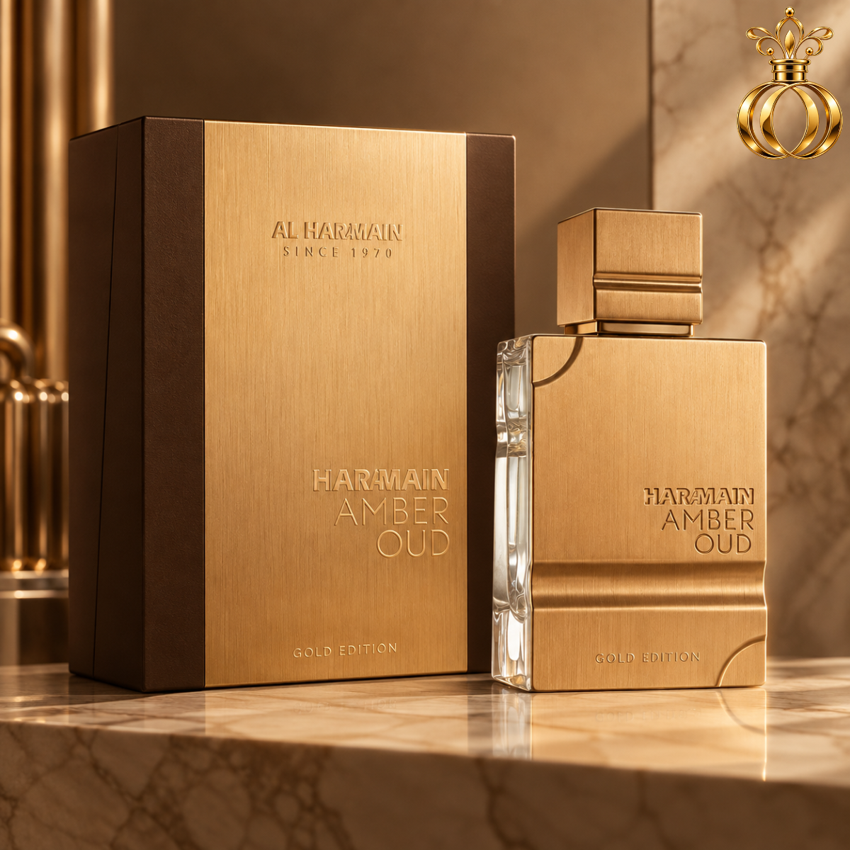 Al Haramain Amber Oud Gold Edition Eau de Parfum for Unisex 3.33 oz / 100ml – Fruity Amber Vanilla Fragrance with Bergamot, Melon, Pineapple, Musk & Woods