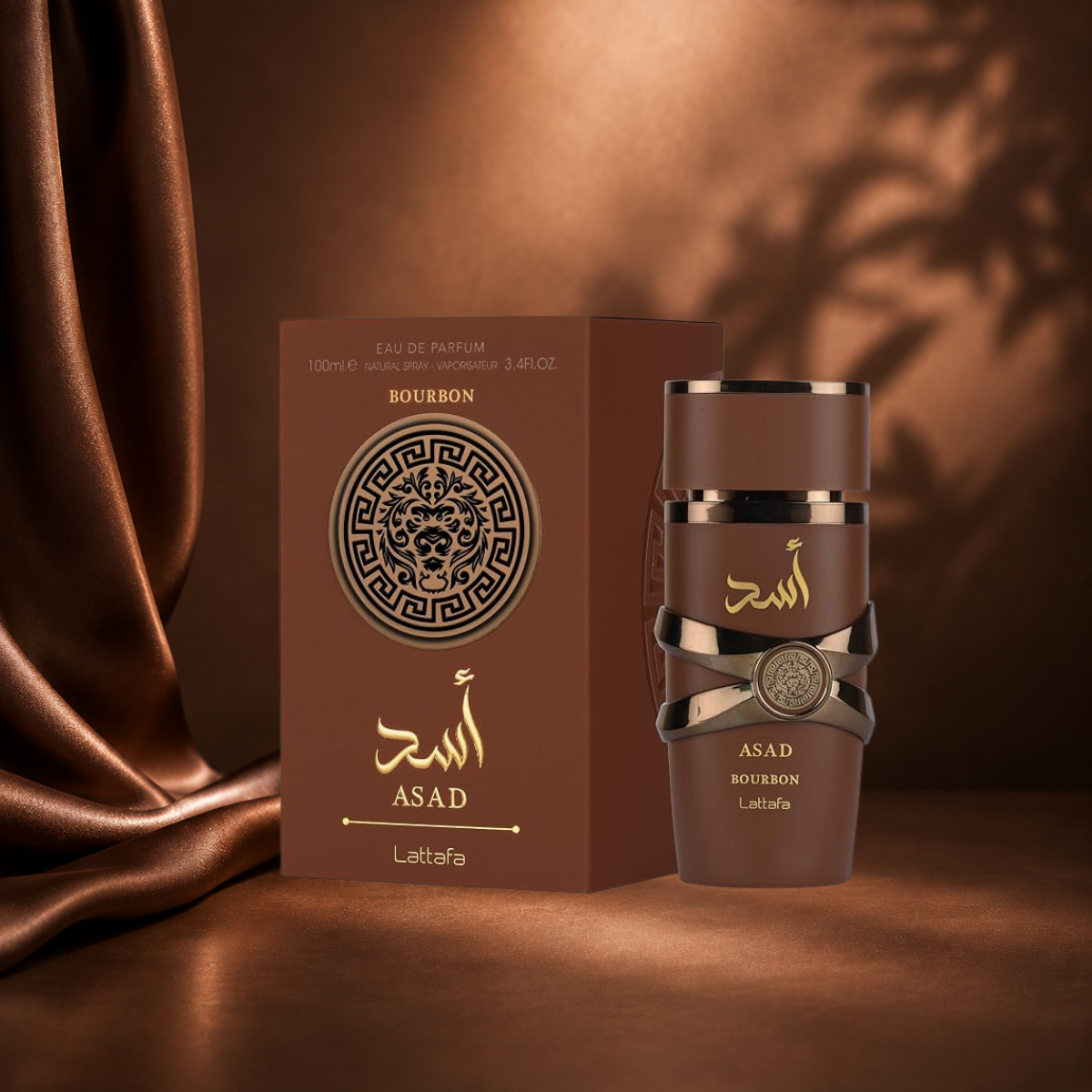 Lattafa Asad Bourbon plum cacao vanilla EDP