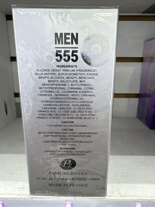 555 Men EDT Perfume, 3.4 Fl Ounces
