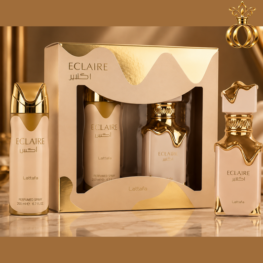 Eclaire vanilla caramel fragrance set