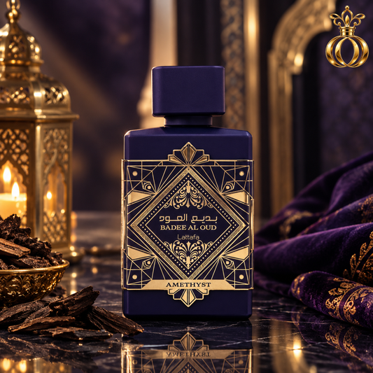 Lattafa Bade'e Al Oud Amethyst Eau de Parfum Spray 3.4 Oz