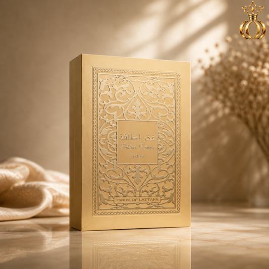 Lattafa Fakhar Gold Extrait Eau de Parfum Spray 3.4 Oz