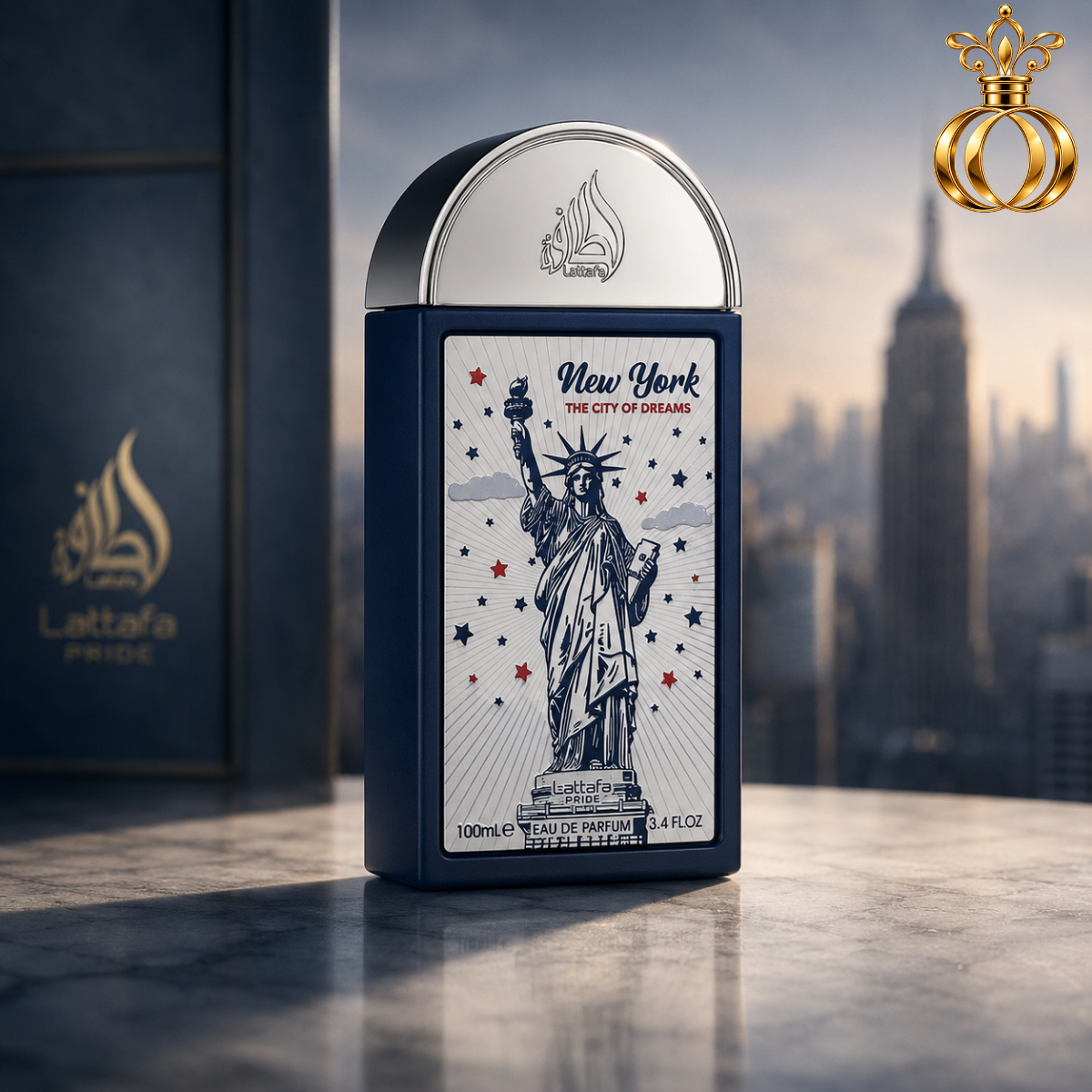 Lattafa Pride 3.4 oz perfume bottle
