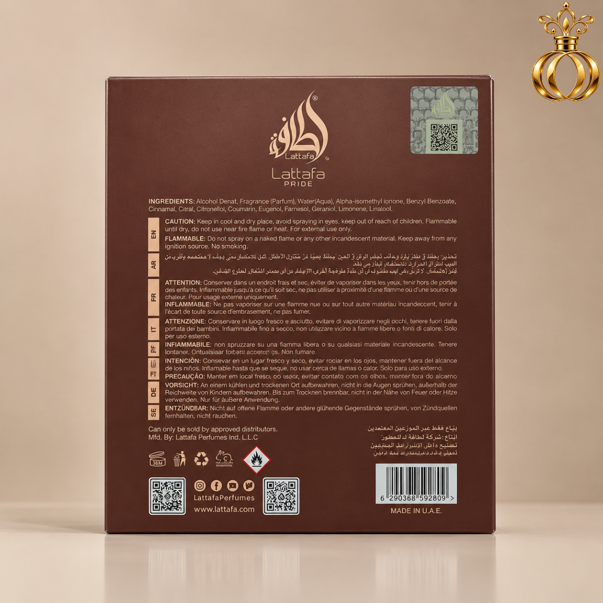 Lattafa Pride unisex Eau de Parfum