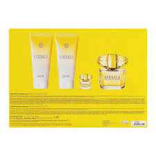 Versace Yellow Diamond Women 4 Pc Gift Set