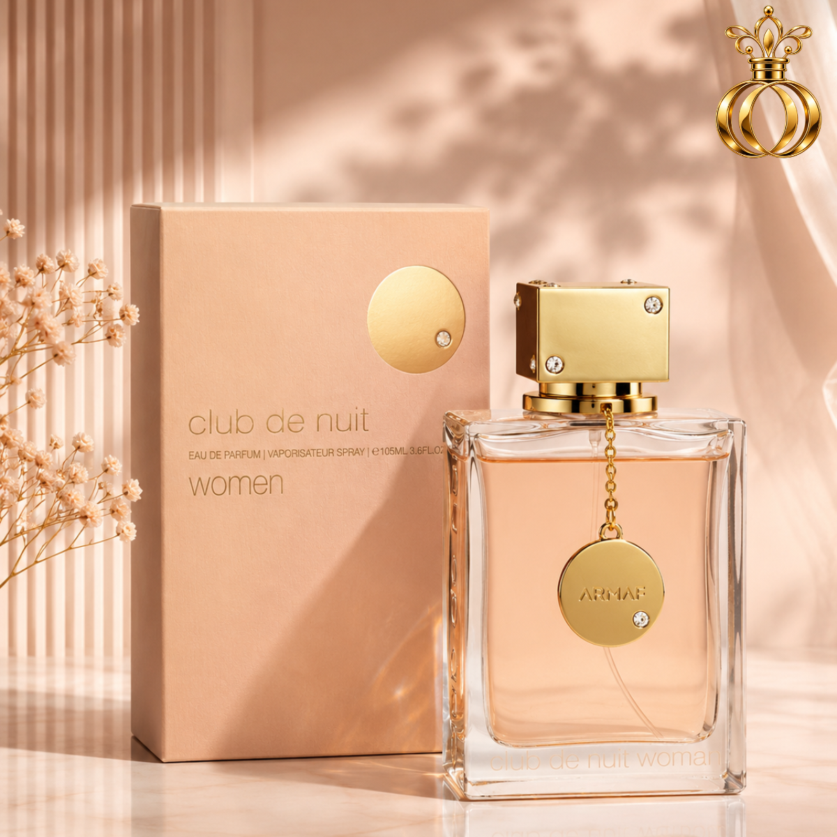 Armaf Club De Nuit Woman Eau de Parfum for Women 6.8 oz / 200ml – Fruity Floral, Citrus, Rose & Vanilla Fragrance