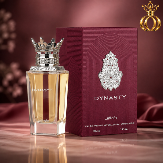 Lattafa Dynasty Eau de Parfum for Unisex 3.4 oz / 100ml – Fresh Spicy Tea, Ginger, Raspberry & Woody Fragrance