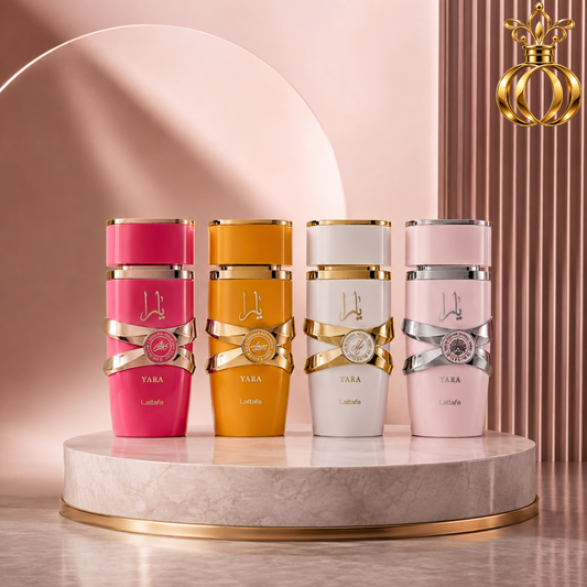 Lattafa My Yara Collection 4-Piece Eau de Parfum Gift Set for Women – Yara, Yara Moi, Yara Tous & Yara Candy, 4 × 25ml