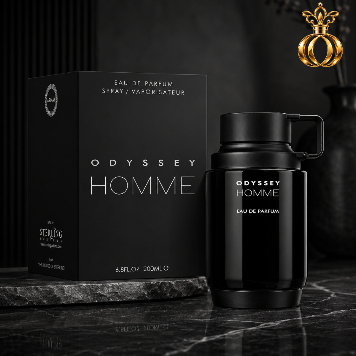 Armaf Odyssey Homme Eau de Parfum for Men 3.4 oz / 100ml – Warm Spicy Amber Fragrance with Vanilla, Cardamom, Iris, Leather & Sandalwood