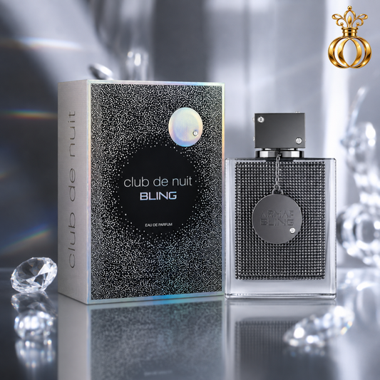 Armaf Club De Nuit Bling Eau de Parfum for Men 2.5 oz / 75ml – Citrus Woody Floral Fragrance with Vanilla, Flower Prism, Stardust & Velvet Woods