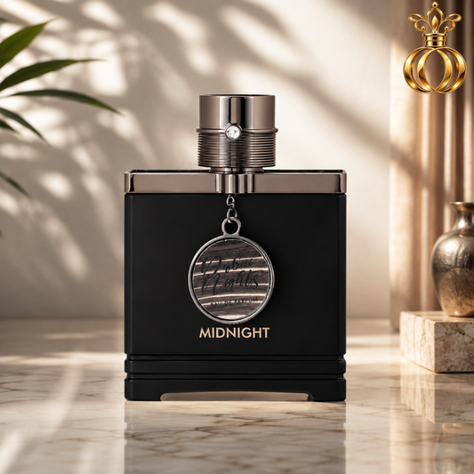 Armaf Dubai Nights Midnight Eau de Parfum for Men 3.4 oz / 100ml – Fresh Aromatic Fragrance with Bergamot, Citrus, Orange Blossom, Amber & Patchouli
