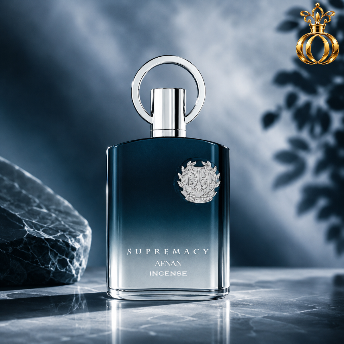 Afnan Supremacy Incense Eau de Parfum for Unisex 3.4 oz / 100ml – Smoky Oud Fragrance with Amber, Leather, Patchouli & Spicy Notes