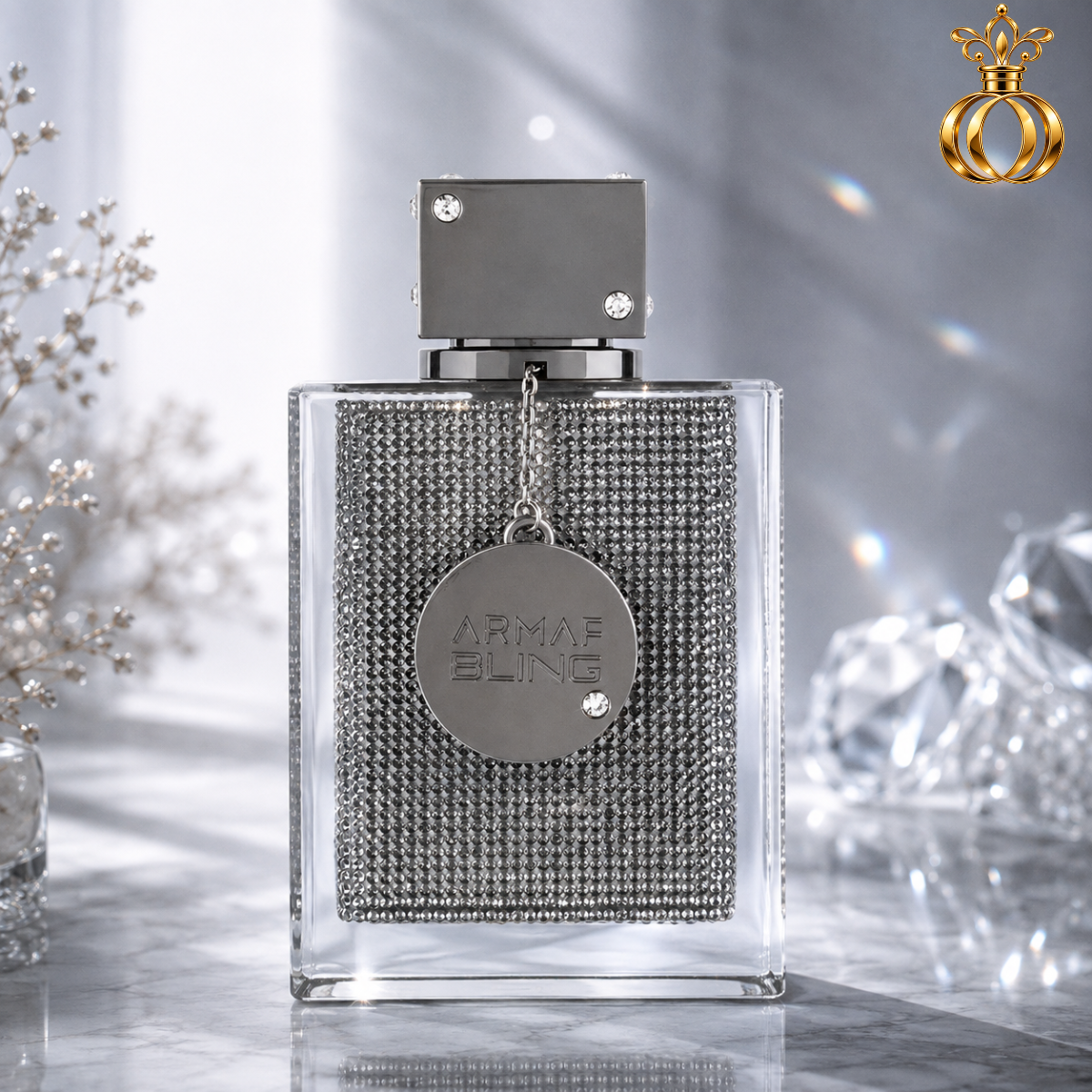 Armaf Club De Nuit Bling Eau de Parfum for Men 2.5 oz / 75ml – Citrus Woody Floral Fragrance with Vanilla, Flower Prism, Stardust & Velvet Woods