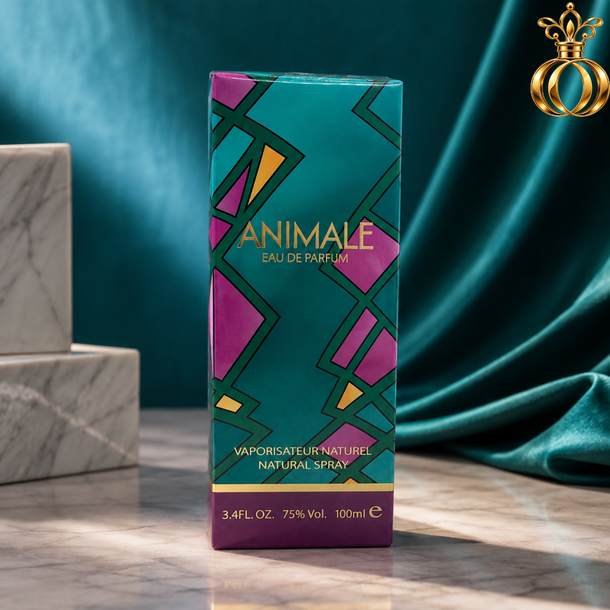 Animale Eau de Parfum Spray for Women, 3.4 Oz / 100 ml | Woody Floral Chypre Perfume with Honey, Rose, Jasmine, Oakmoss & Musk | Feminine Fragrance