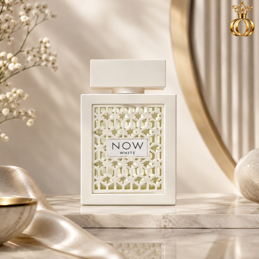Lattafa Rave Now White Eau de Parfum for Unisex 3.4 oz / 100ml – Fresh Citrus Fragrance with Grapefruit, Bergamot, Green Apple, Musk & Amber
