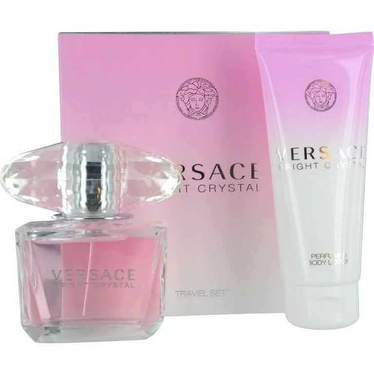  Versace Bright Crysta Giftset (Eau De Toilette, Body Lotion)