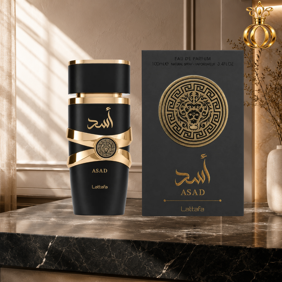 Lattafa Asad black pepper tobacco perfume