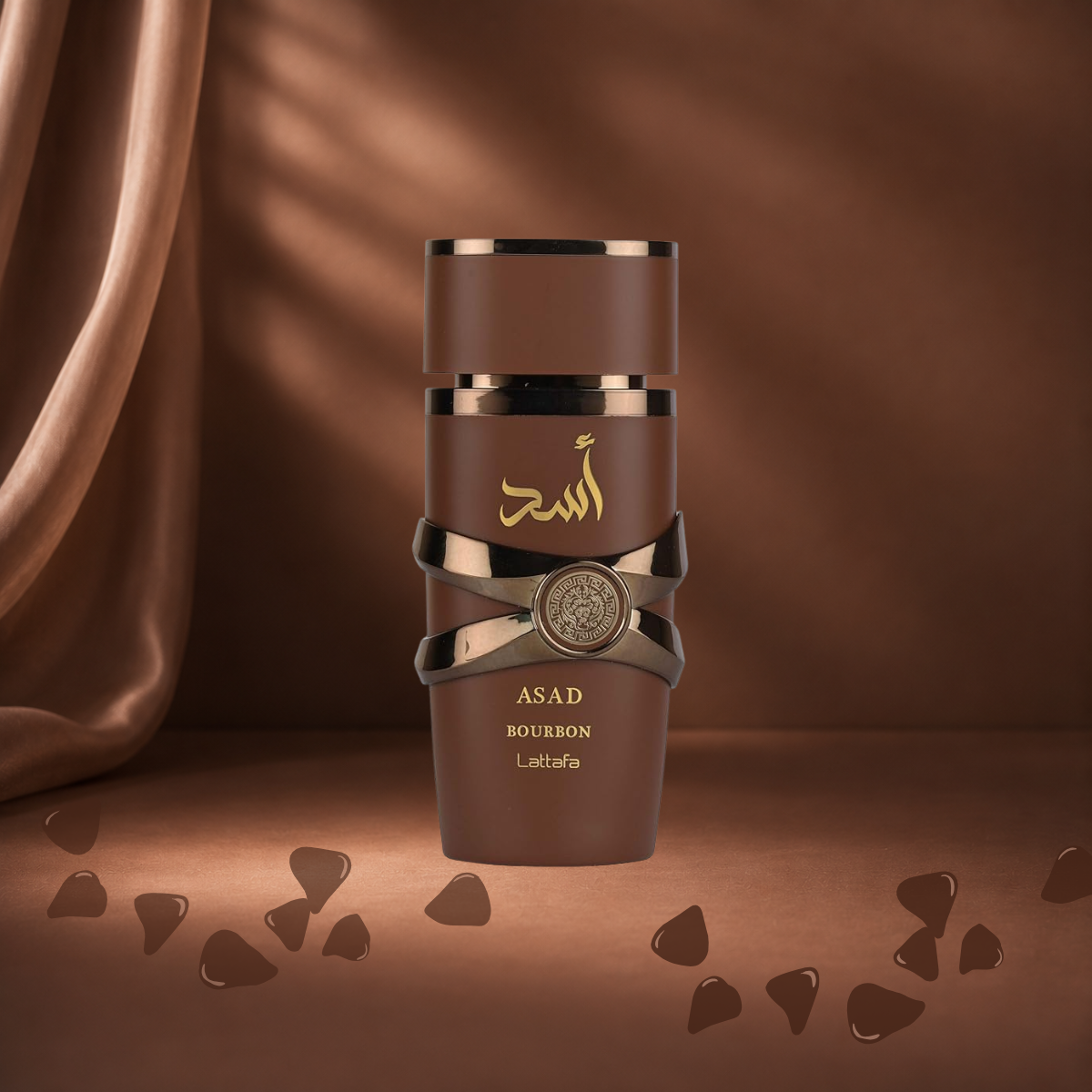 Lattafa Asad Bourbon cacao vanilla perfume