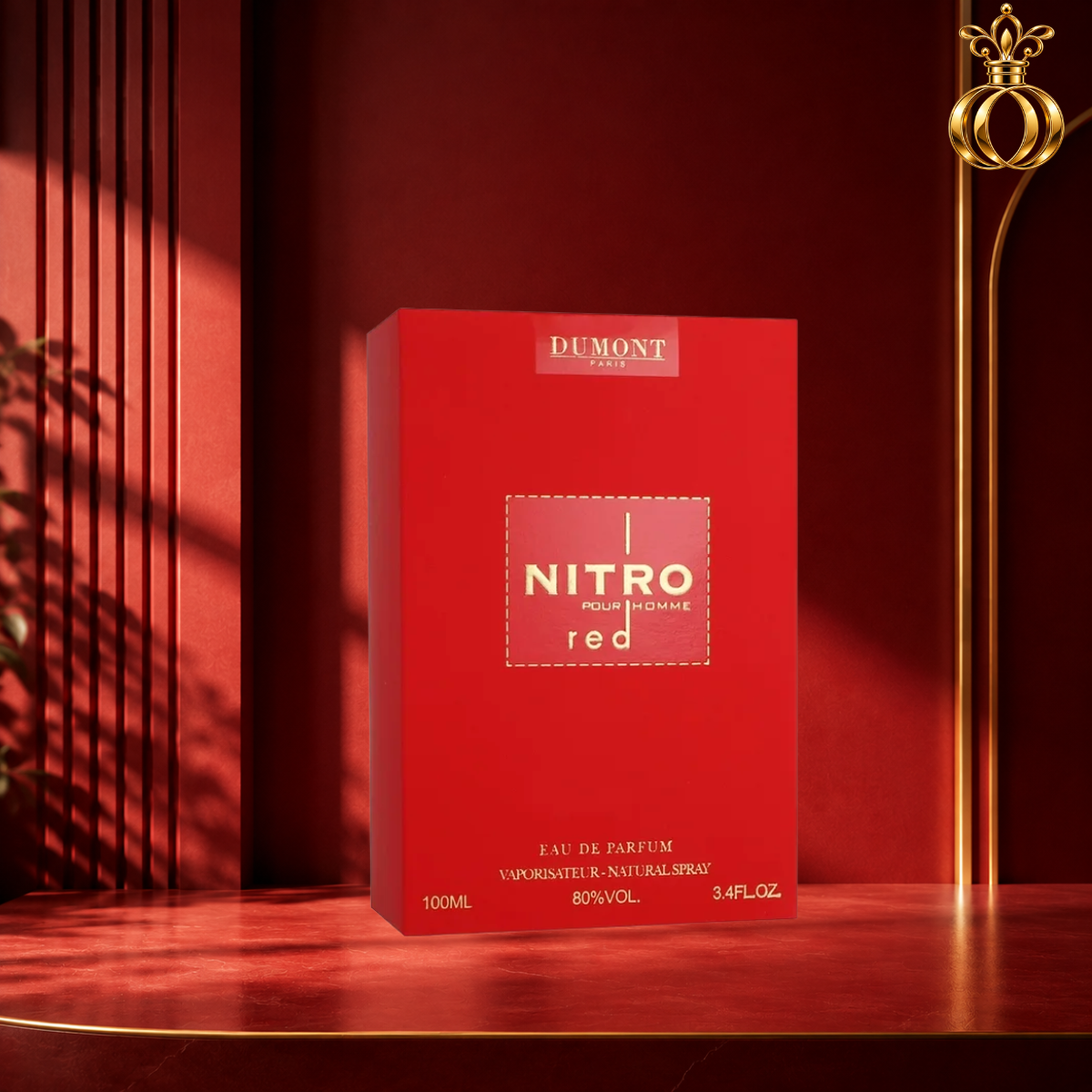 Nitro Red EDP men's fragrance bottle