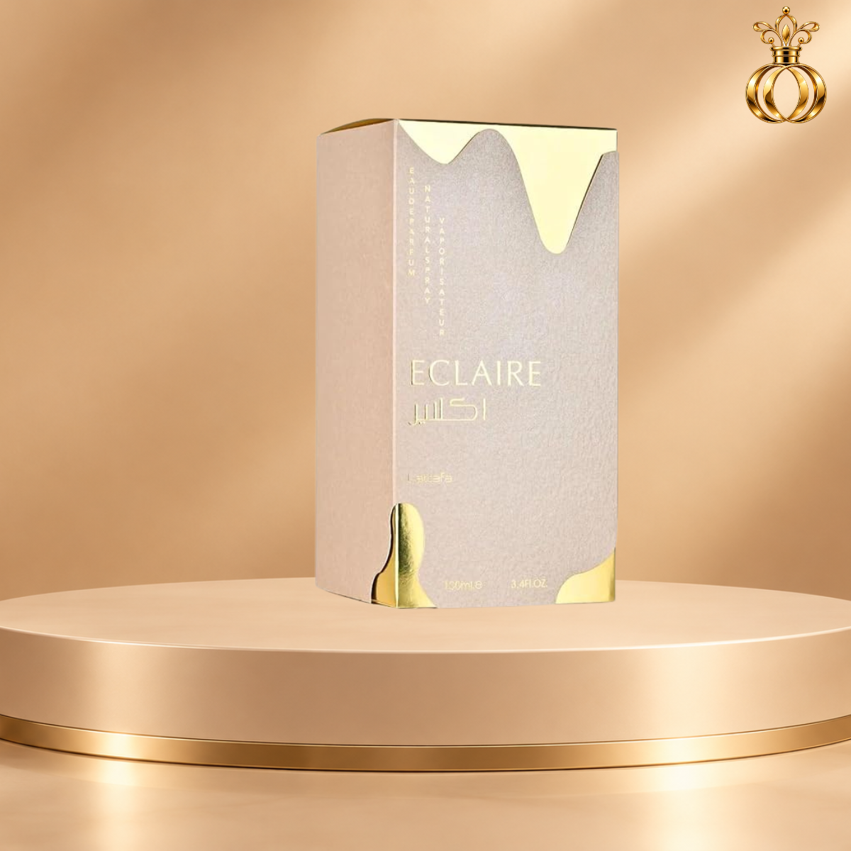 Lattafa Eclaire caramel vanilla perfume
