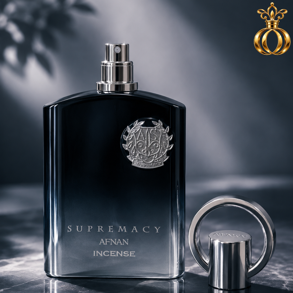 Afnan Supremacy Incense Eau de Parfum for Unisex 3.4 oz / 100ml – Smoky Oud Fragrance with Amber, Leather, Patchouli & Spicy Notes