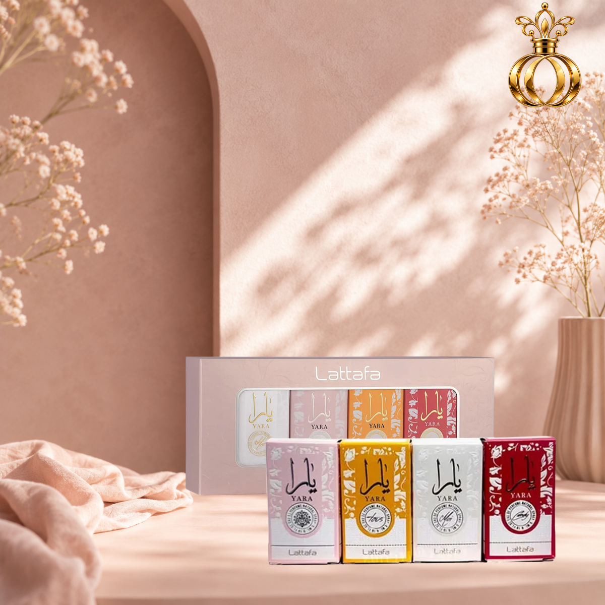 Lattafa Yara travel size perfume collection