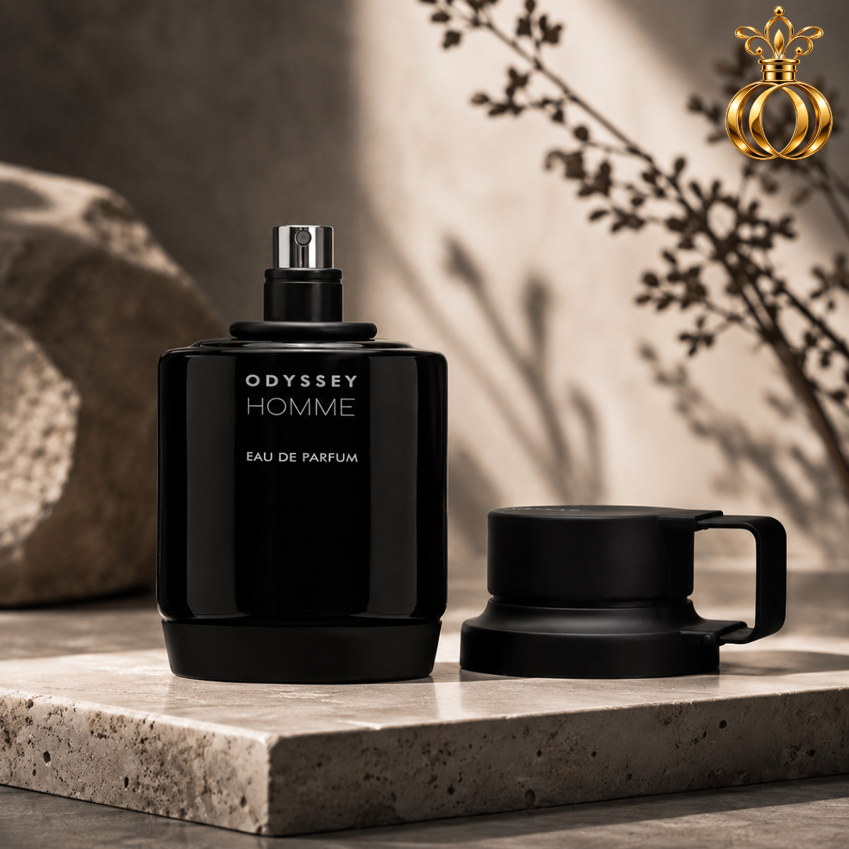 Armaf Odyssey Homme Eau de Parfum for Men 3.4 oz / 100ml – Warm Spicy Amber Fragrance with Vanilla, Cardamom, Iris, Leather & Sandalwood