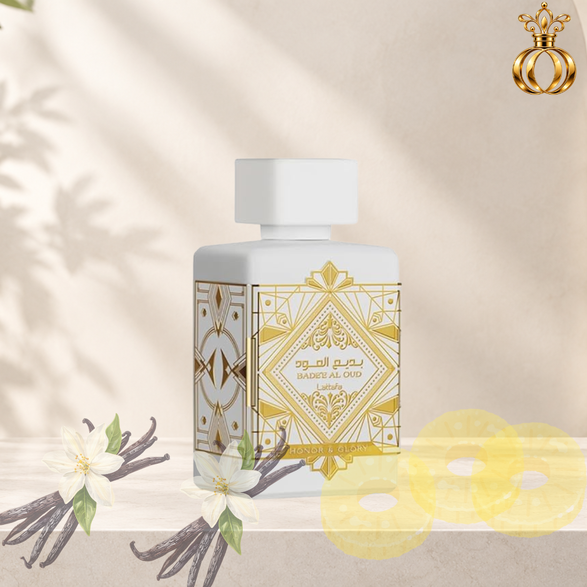 Bade'e Al Oud Honor & Glory pineapple vanilla fragrance