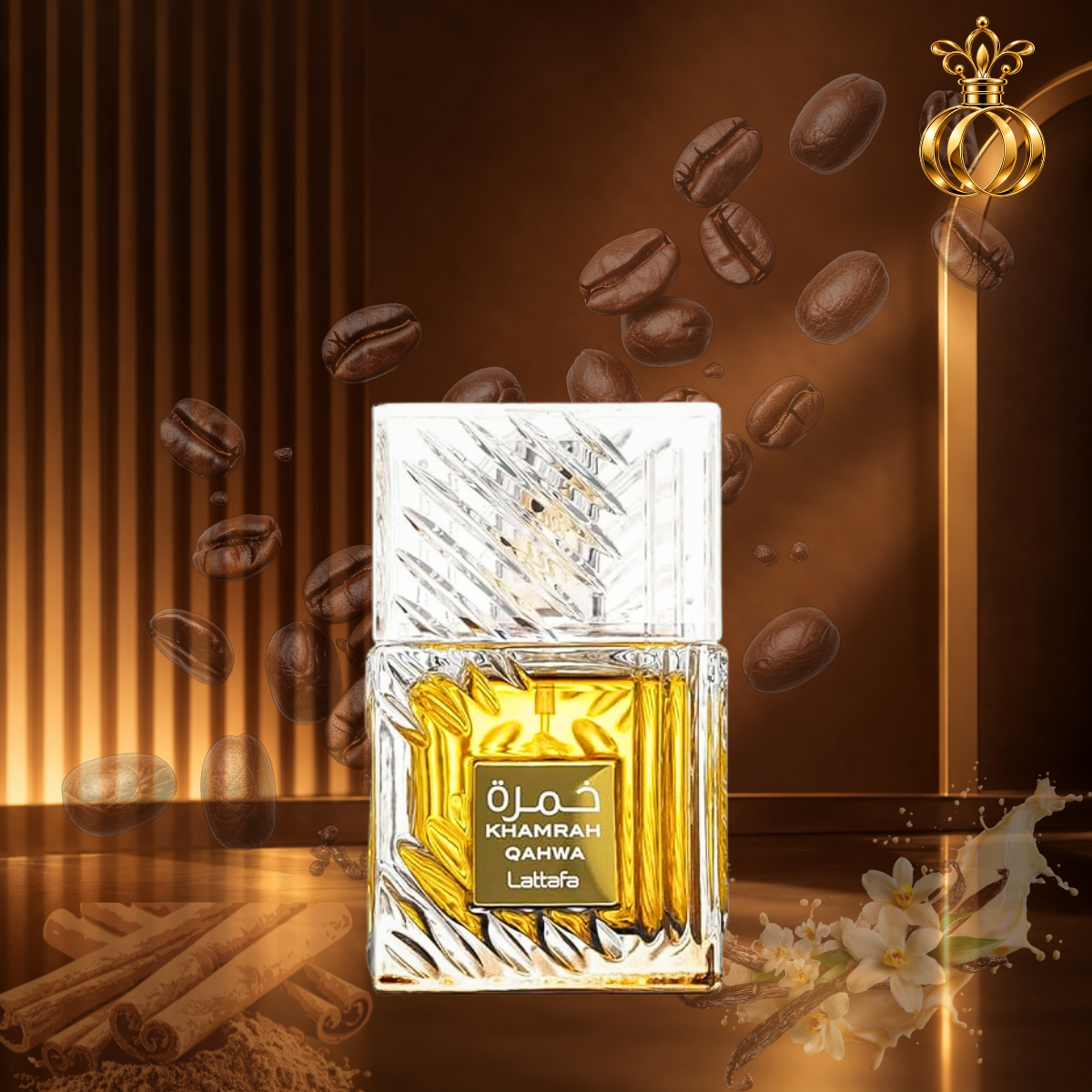 Lattafa Khamrah Qahwa unisex coffee vanilla fragrance
