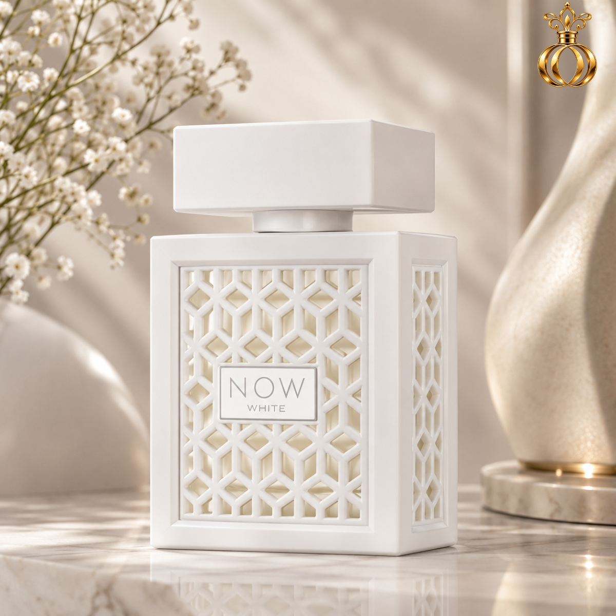 Lattafa Rave Now White Eau de Parfum for Unisex 3.4 oz / 100ml – Fresh Citrus Fragrance with Grapefruit, Bergamot, Green Apple, Musk & Amber