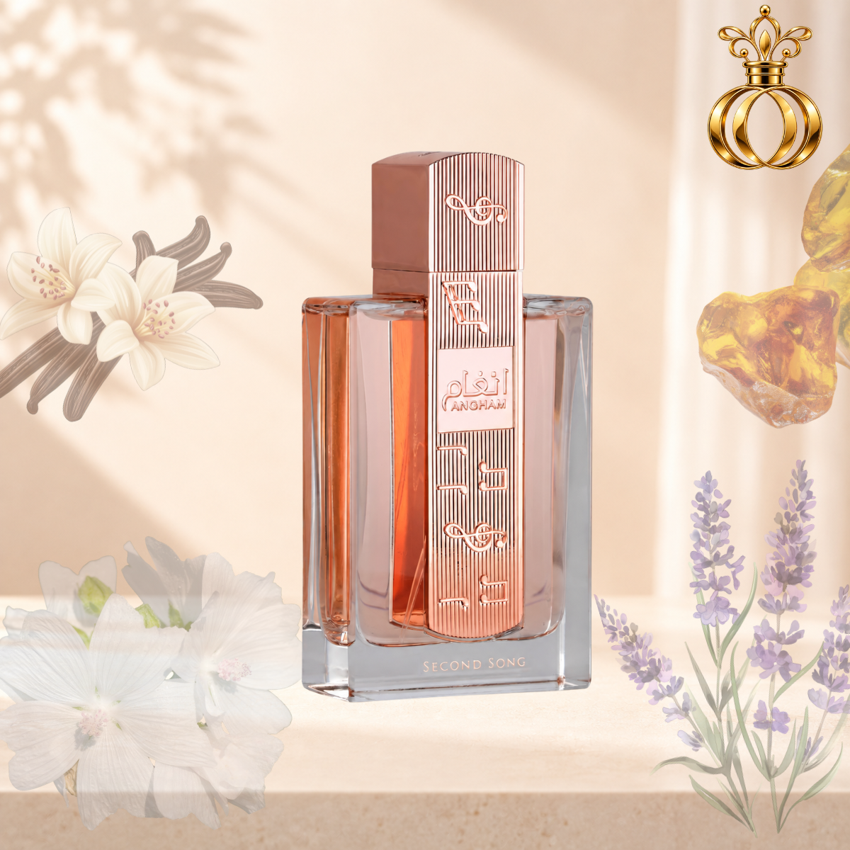 Lattafa Angham Second Song Eau de Parfum for Women 3.4 oz / 100ml – Sweet Fruity Floral, Pear, Praline & Vanilla Fragrance