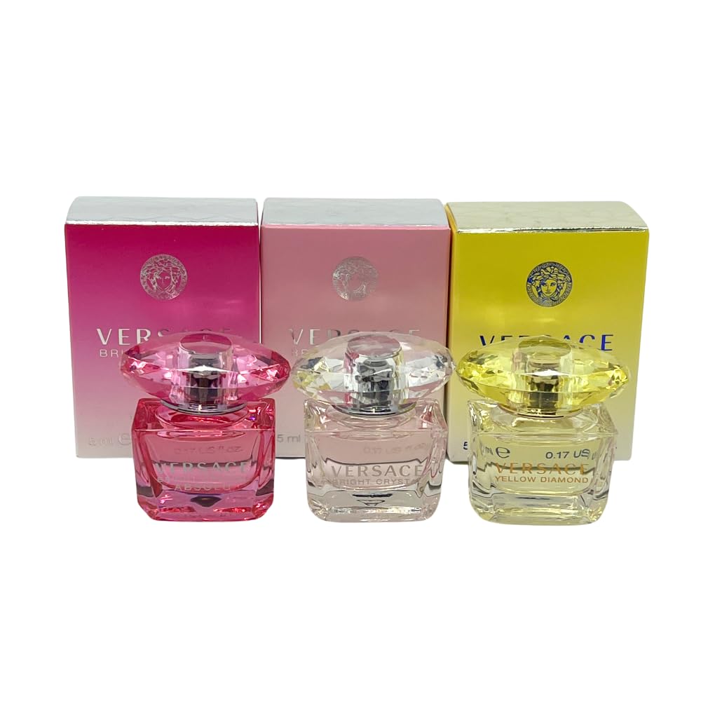 Versace Miniature Variety Trio Collection Perfume Gift Set for Women