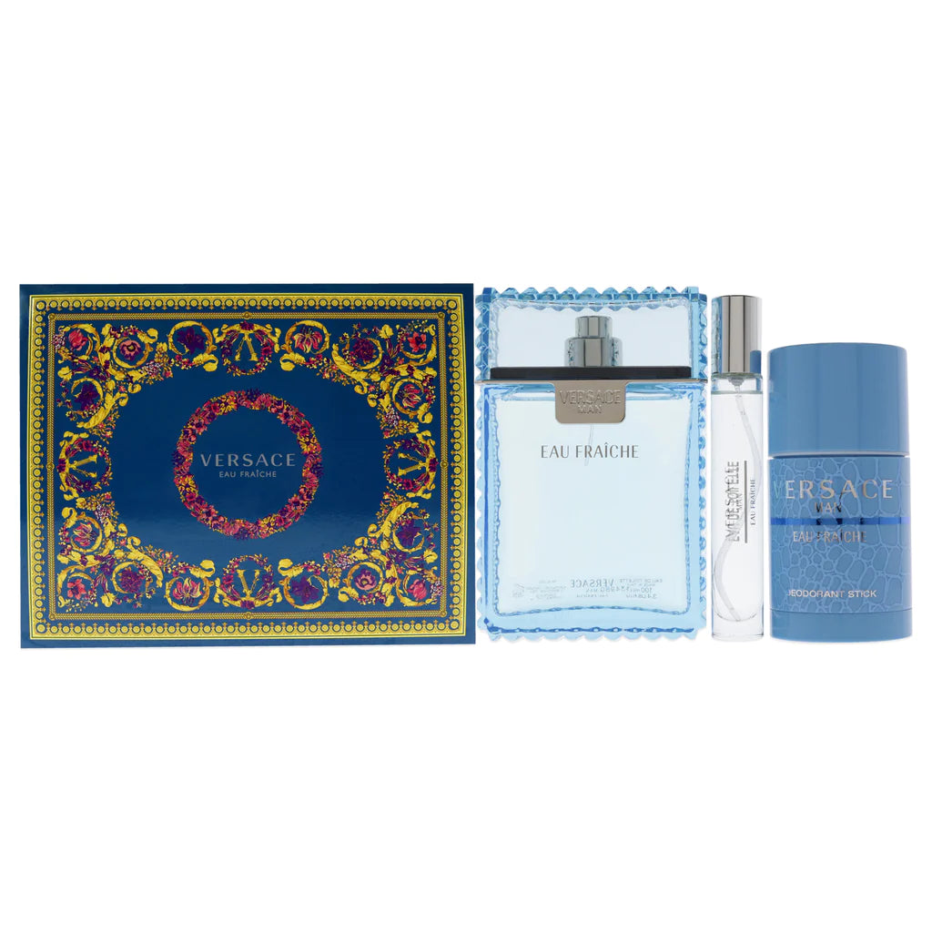 Versace Eau Fraiche for Men 3 Pc