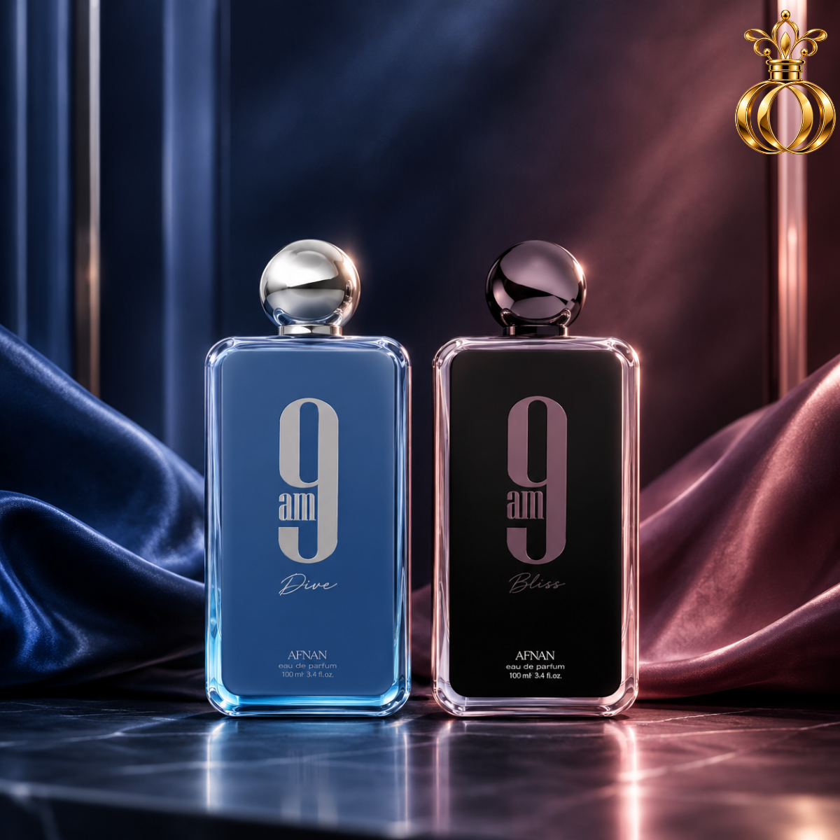 Afnan 9 AM Dive 9 PM perfume gift set