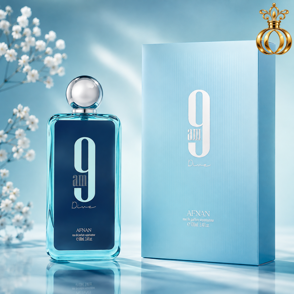 Afnan 9 AM Dive Eau de Parfum 3.4 oz