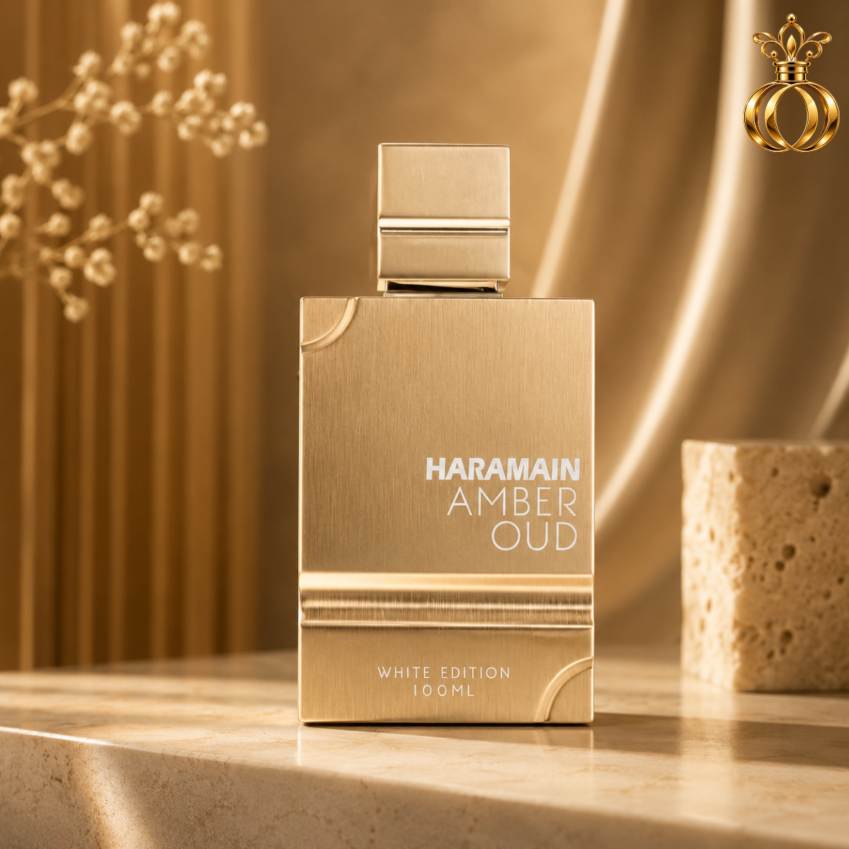 Al Haramain Amber Oud White Edition Eau de Parfum for Unisex 3.4 oz