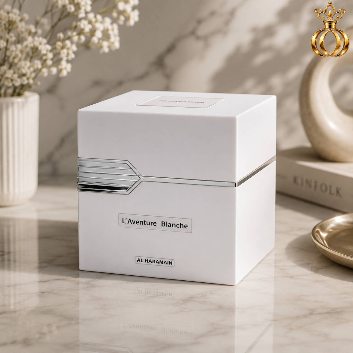 Al Haramain L'Aventure Blanche 3.4 oz perfume bottle