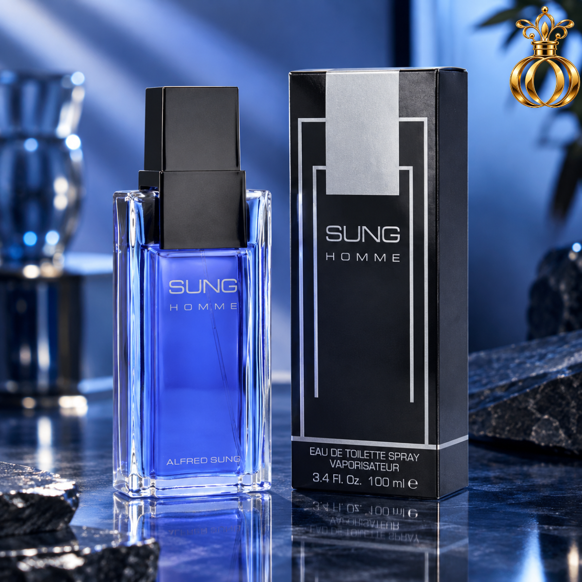 Alfred Sung Homme Eau de Toilette for Men – 3.4 Fl Oz