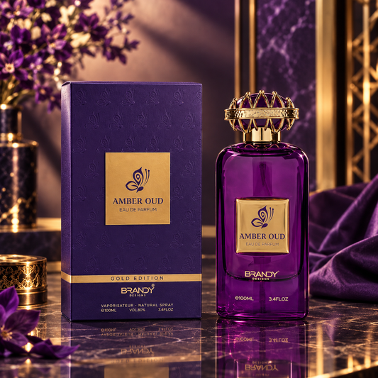 Amber Oud Gold Edition by Brandy Designs Eau de Parfum 3.4 Oz / 100 ml