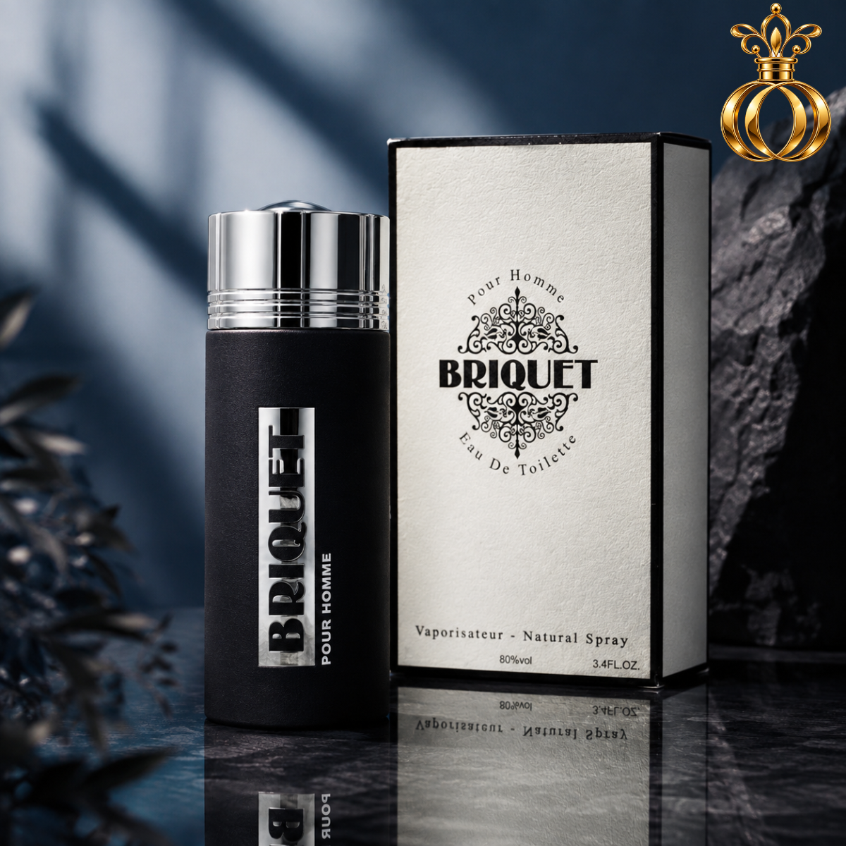 Briquet Eau de Toilette Spray for Men 3.4 Oz  