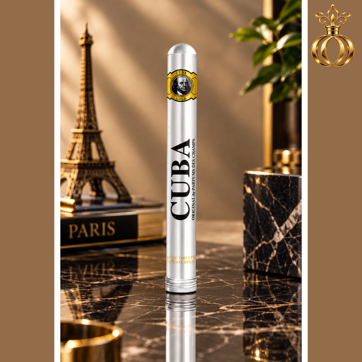 Cuba Gold Eau de Toilette Spray for Men 2-Pack