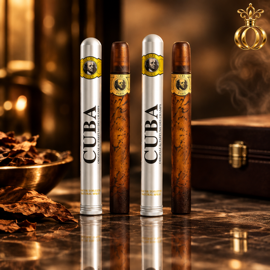 Cuba Gold Eau de Toilette Spray for Men 2-Pack, 2 x 1.17 Oz  35 ml