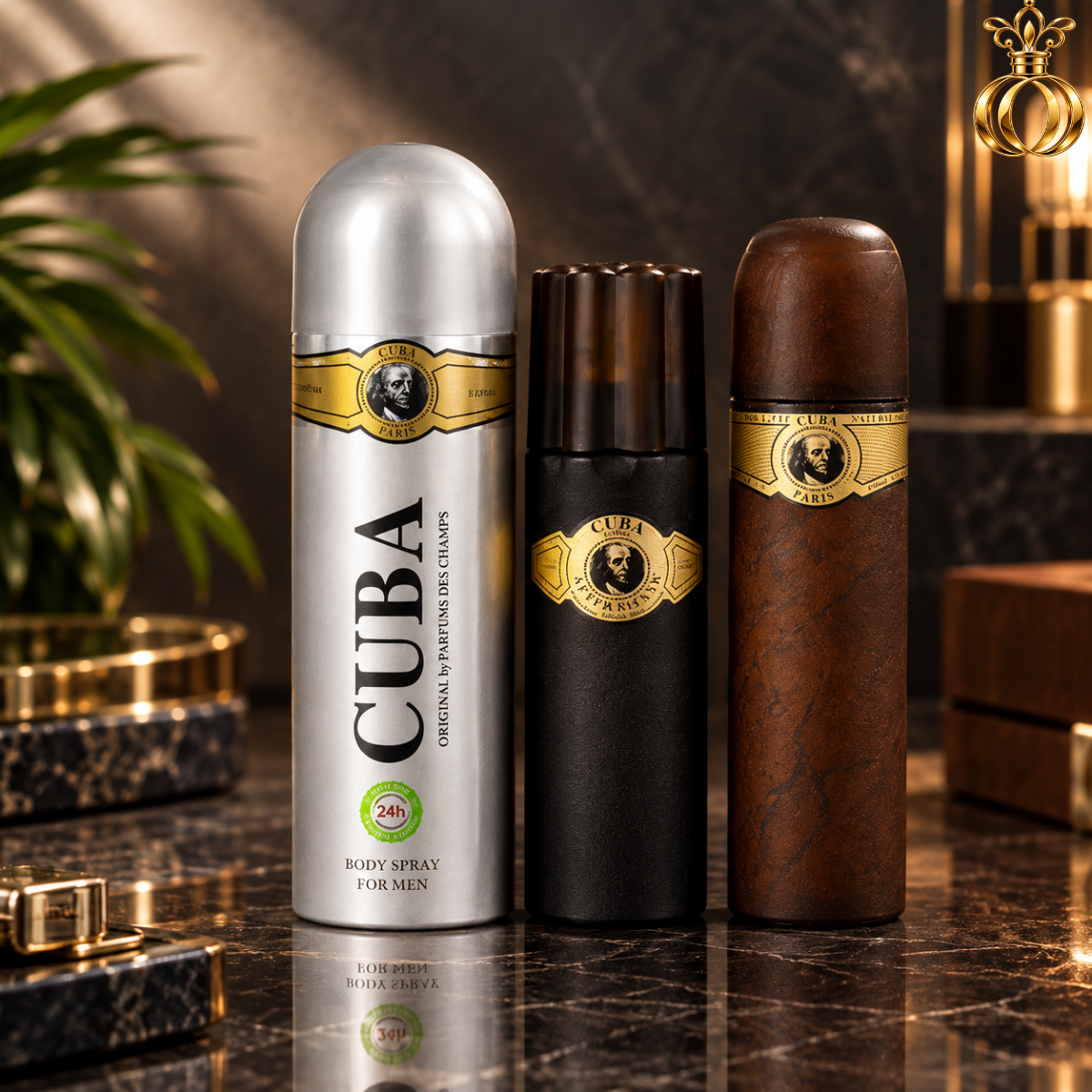 Cuba Gold by Fragluxe Gift Set