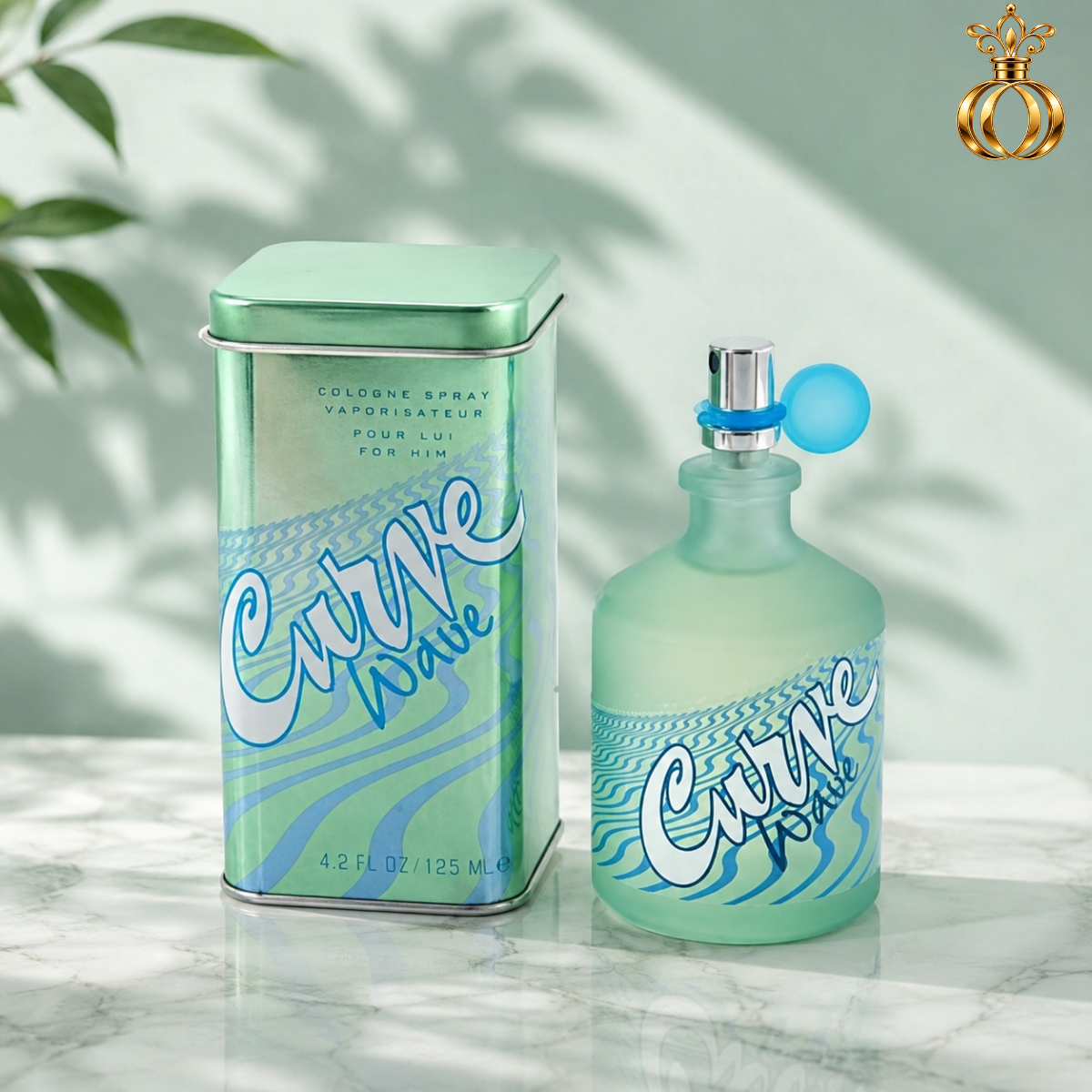 Curve Wave bottle and box 4.2 oz