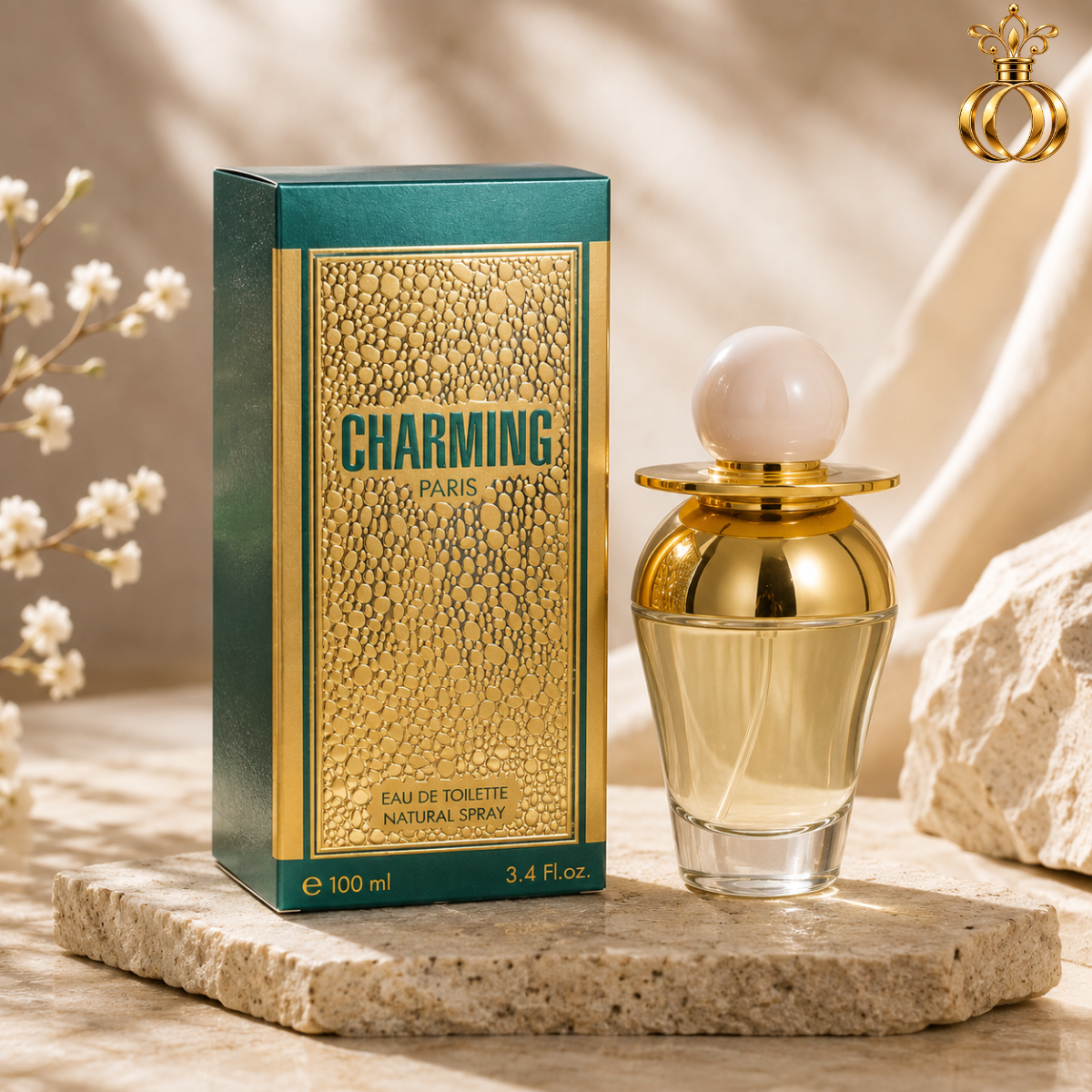 David Beckham Charming by Christine Darvin Eau de Toilette Spray for Women 3.4 Oz  100 ml
