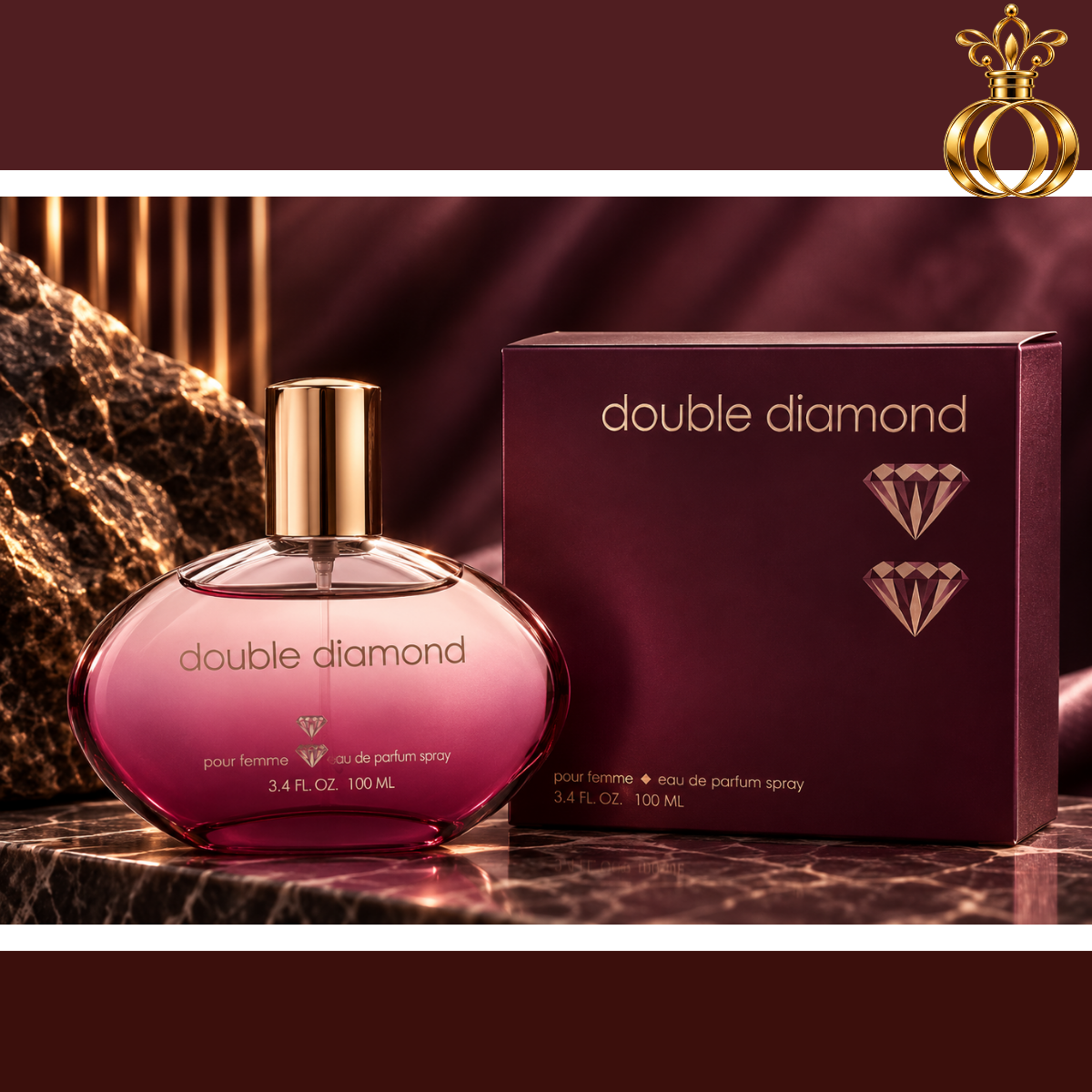 Double Diamond by YZY Perfume for Women 3.4 oz 100 mL