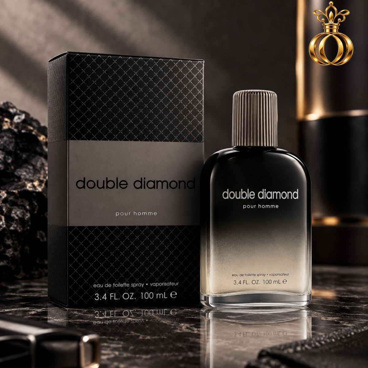 Double Diamond by YZY Perfume for Men 3.4 Oz / 100 ml Eau de Toilette Spray |