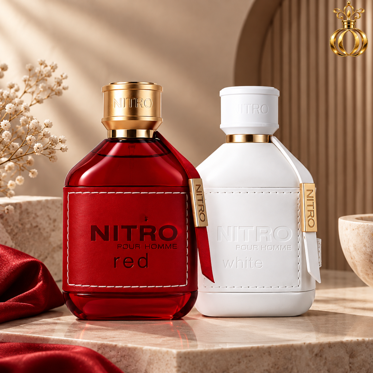 Dumont Nitro Red & White 2-Piece Eau de Parfum Set 
